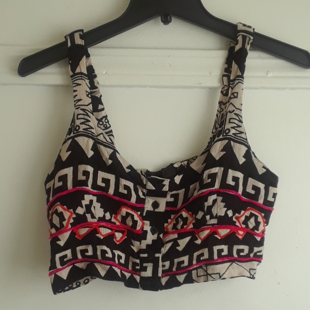 Boho crop top